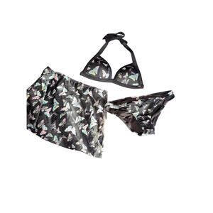 PINK VICTORIAS SECRET 3PC BIKINI SET size M Medium